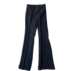 Vintage Angels Flight Dress Pants Mens 27x34 Blue Flare Made USA 70s NOS